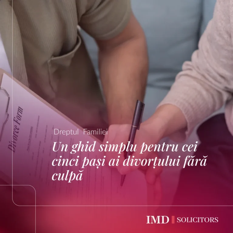 Un ghid simplu pentru cei cinci pași ai divorțului fără culpă